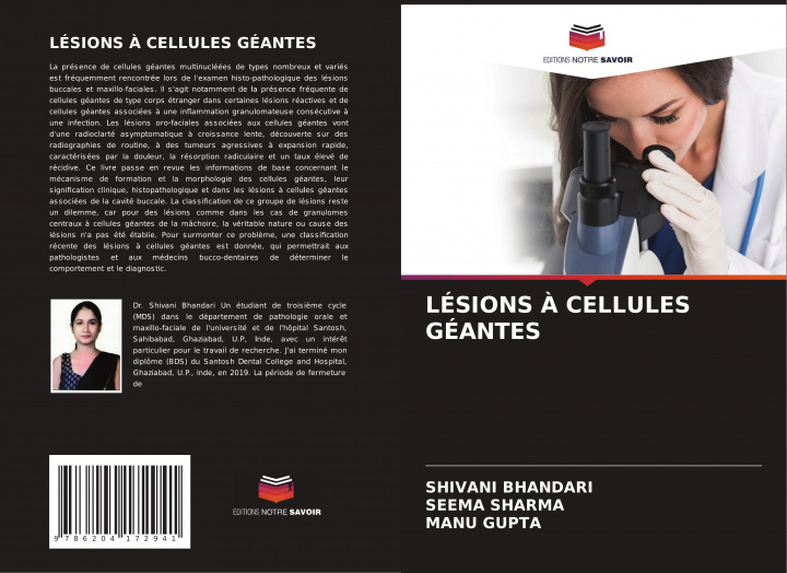 Knjiga Lesions A Cellules Geantes Seema Sharma