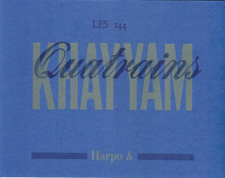 Carte Les Quatrains KHAYYÂM