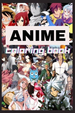Książka Coloring Book Book Anime Coloring Book