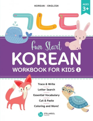 Book Fun Start Korean Workbook for Kids 1 Press Stellarsol Press