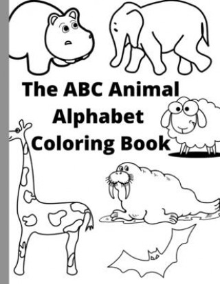 Kniha ABC Animal Alphabet Coloring Book Masamba Priscilla Masamba