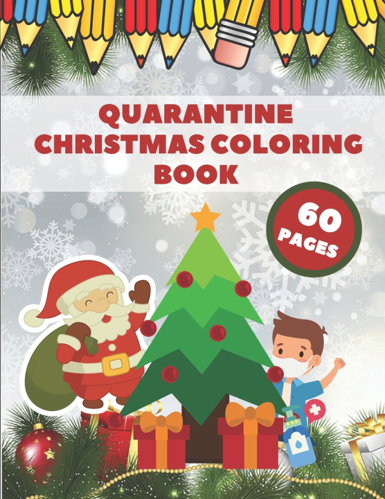 Knjiga Quarantine Christmas Coloring Book Ma Mag Ma
