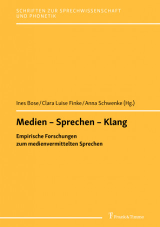 Könyv Medien - Sprechen - Klang Clara Luise Finke