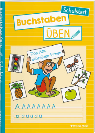 Buch Buchstaben üben. Schulstart Manfred Tophoven