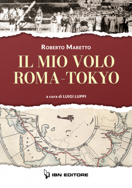 Kniha mio volo Roma-Tokyo Roberto Maretto