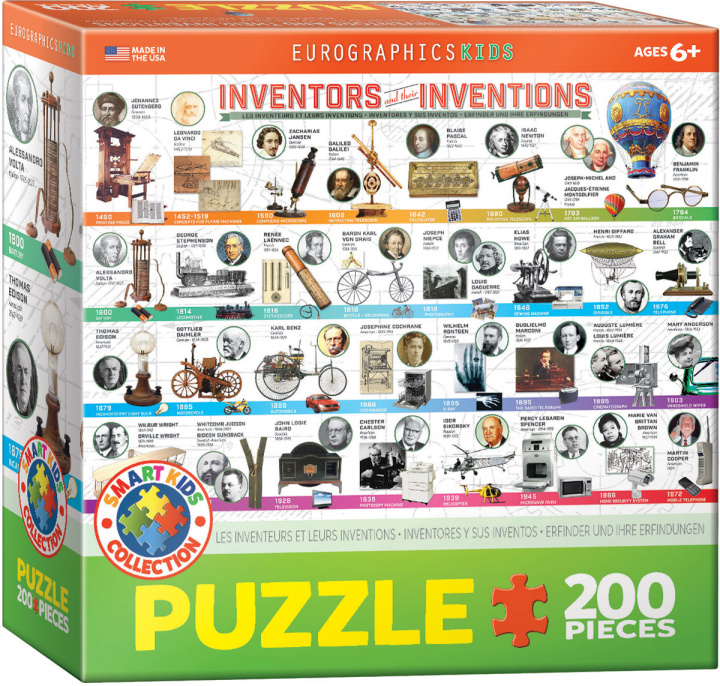 Hra/Hračka Puzzle 100 Smartkids Inventors 6200-0724 