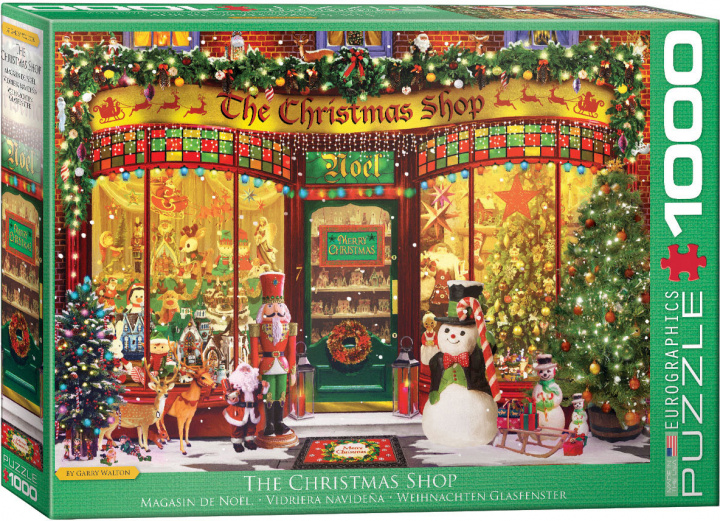 Könyv Puzzle 1000 The Christmas Shop by G.Wal 6000-5521 