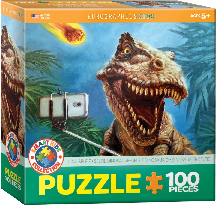 Játék Puzzle 100 Smartkids Dinosaurier Selfie by L. 6100-5555 