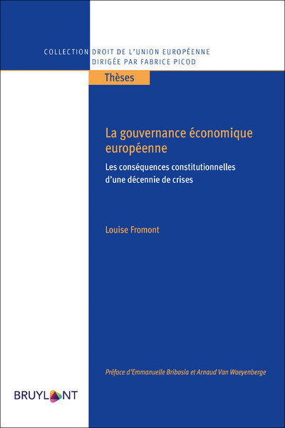 Könyv La gouvernance économique européenne Louise Fromont
