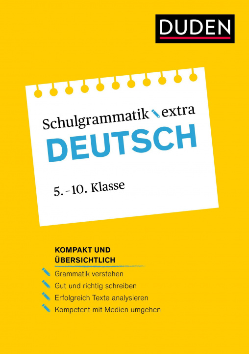 Carte Duden Schulgrammatik extra ? Deutsch 