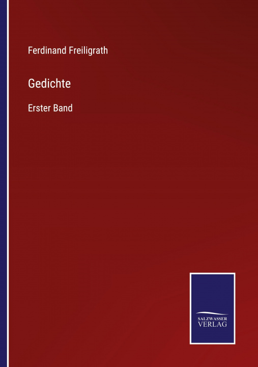 Book Gedichte Ferdinand Freiligrath