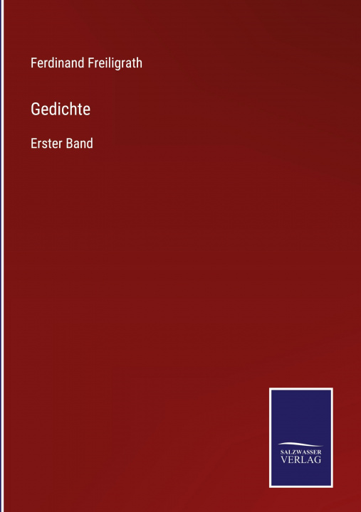 Knjiga Gedichte Ferdinand Freiligrath