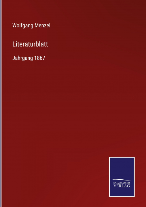 Knjiga Literaturblatt Wolfgang Menzel