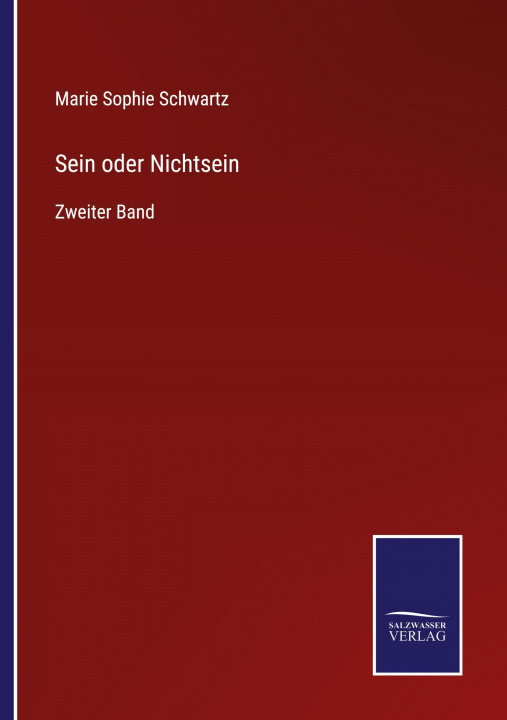 Knjiga Sein oder Nichtsein Marie Sophie Schwartz