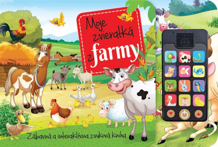 Knjiga Moje zvieratká z farmy - zvuková mobil 
