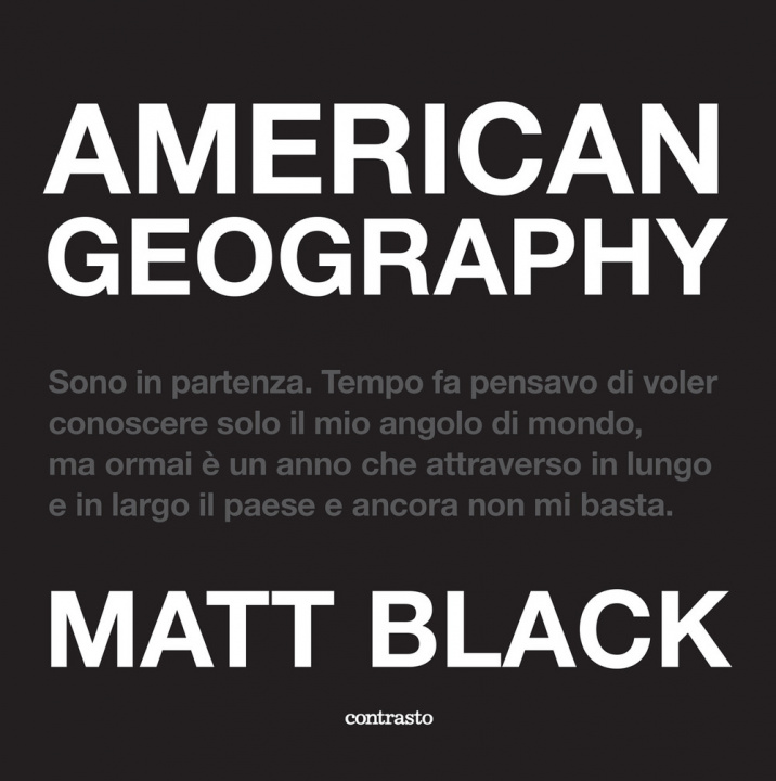 Kniha American geography Matt Black