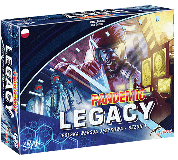 Kniha Gra Pandemic Legacy Sezon 1 edycja niebieska 