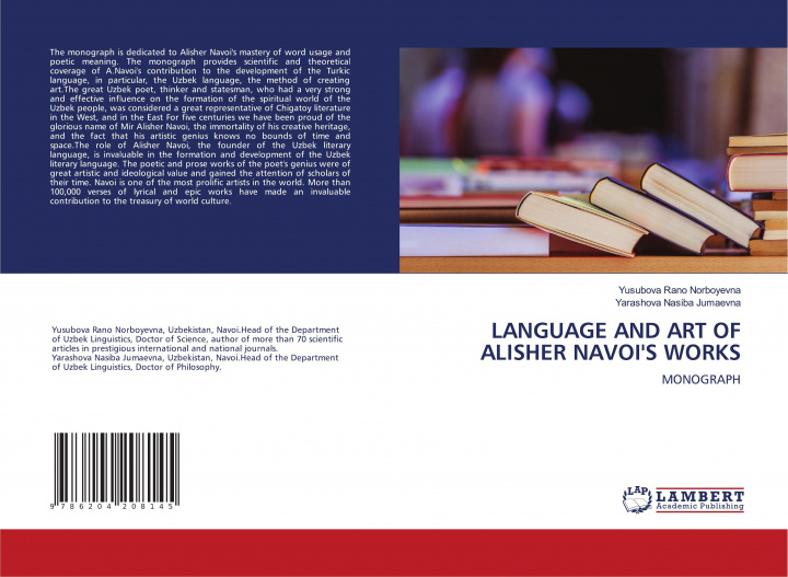 Knjiga LANGUAGE AND ART OF ALISHER NAVOI'S WORKS Yarashova Nasiba Jumaevna