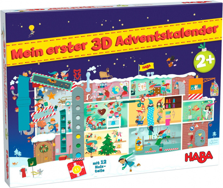 Calendar / Agendă Mein erster 3D-Adventskalender - In der Weihnachtsfabrik 