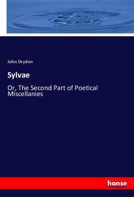 Knjiga Sylvae John Dryden