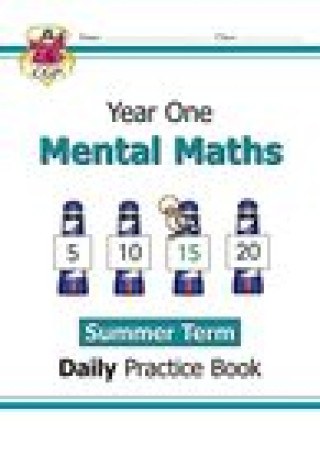 Knjiga KS1 Mental Maths Daily Practice Book: Year 1 - Summer Term CGP Books