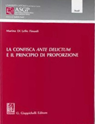 Kniha confisca ante delictum e il principio di proporzione Marina Di Lello Finuoli
