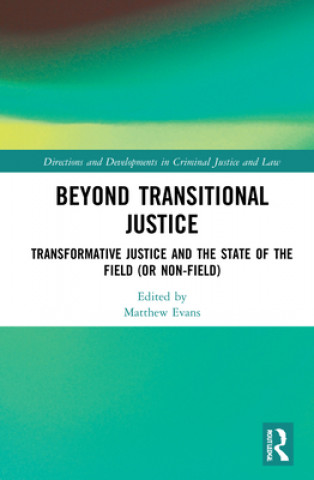 Boek Beyond Transitional Justice Matthew Evans