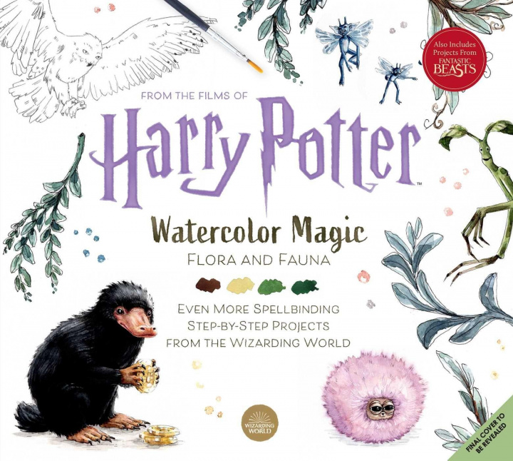Kniha Harry Potter: Watercolor Magic: Flora & Fauna 
