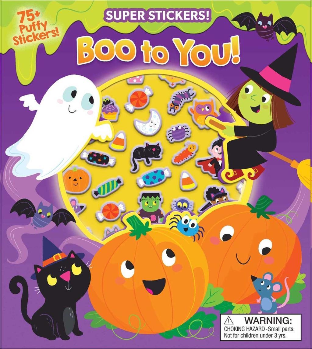 Kniha Halloween Super Puffy Stickers! Boo to You! Samantha Meredith