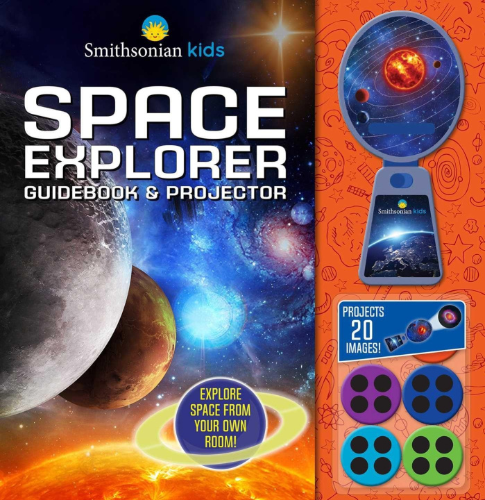 Książka Smithsonian Kids: Space Explorer Guide Book & Projector 