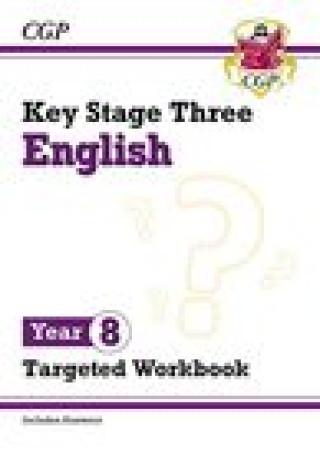 Carte New KS3 English Year 8 Targeted Workbook (with answers) CGP Books
