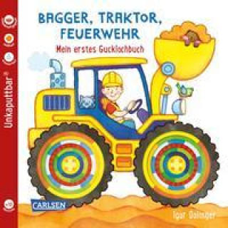 Carte Baby Pixi (unkaputtbar) 115: Bagger, Traktor, Feuerwehr Igor Dolinger