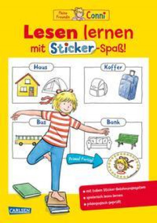 Kniha Conni Gelbe Reihe (Beschäftigungsbuch): Lesen lernen mit Sticker-Spaß Ulrich Velte