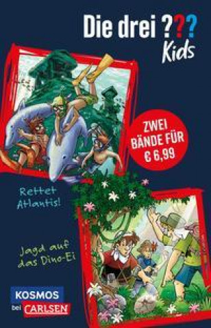 Kniha Die drei ??? kids: Doppelband - Enthält die Bände: Rettet Atlantis! / Jagd auf das Dino-Ei Ulf Blanck