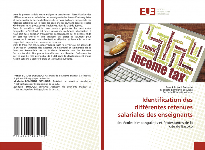 Kniha Identification des differentes retenues salariales des enseignants Modeste Lomboto Bosunga