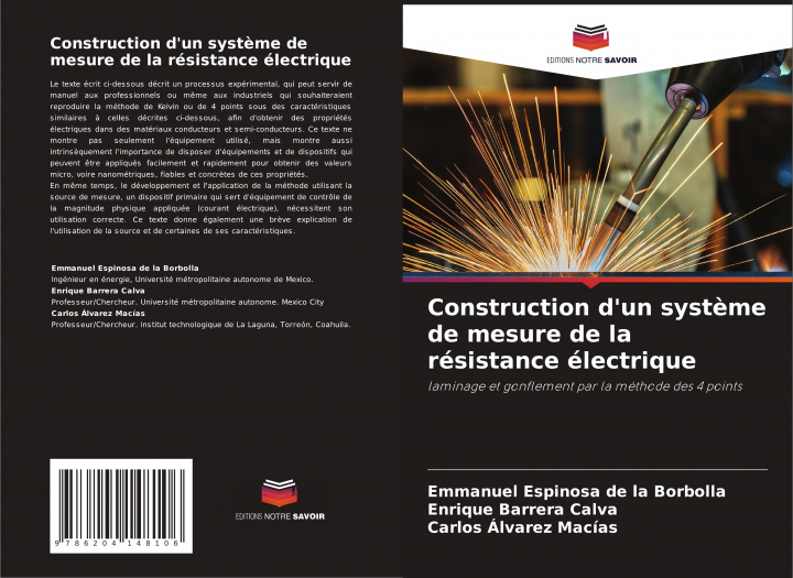 Knjiga Construction d'un syst?me de mesure de la résistance électrique Enrique Barrera Calva