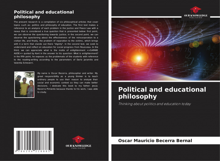Knjiga Political and educational philosophy Óscar Mauricio Becerra Bernal