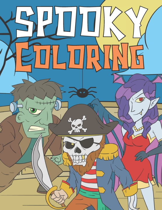Knjiga Spooky Coloring Press Bee Art Press