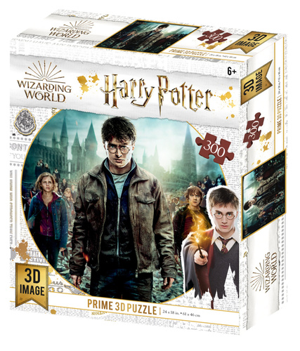Hra/Hračka 3D PUZZLE Harry Potter - Harry, Hermiona a Ron 300 dílků 