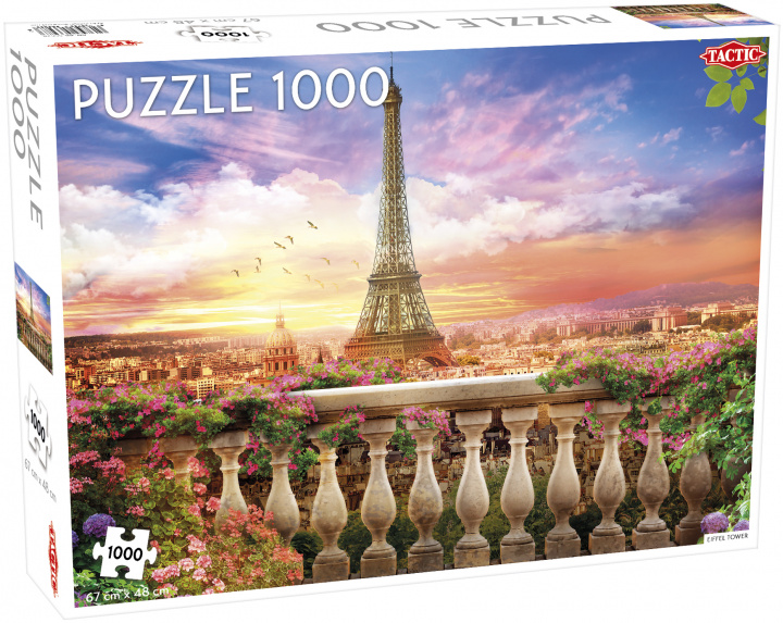 Könyv Puzzle 1000 Around the World Eiffel Tower Paris 
