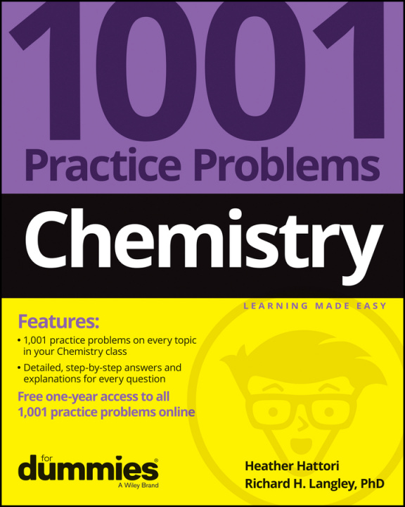 Книга Chemistry: 1001 Practice Problems For Dummies (+ F ree Online Practice) Heather Hattori