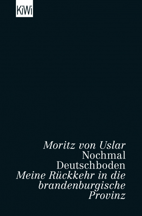 Libro Nochmal Deutschboden Moritz von Uslar