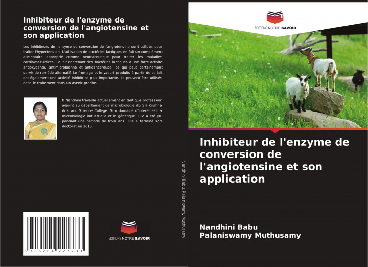 Knjiga Inhibiteur de l'enzyme de conversion de l'angiotensine et son application Palaniswamy Muthusamy