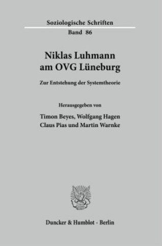 Könyv Niklas Luhmann am OVG Lüneburg. Wolfgang Hagen