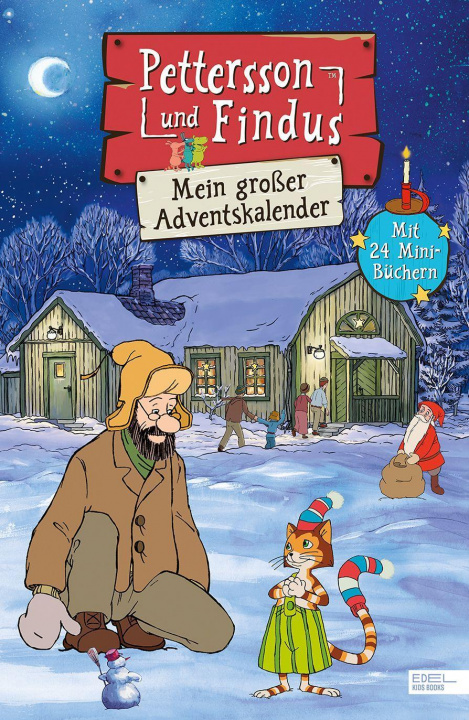 Календар/тефтер Pettersson und Findus: Mein großer Adventskalender 