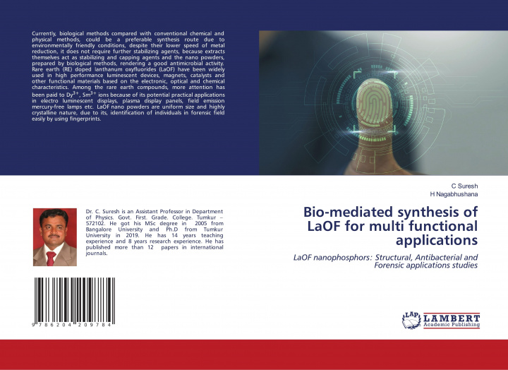 Kniha Bio-mediated synthesis of LaOF for multi functional applications H. Nagabhushana