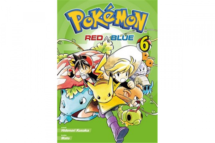 Książka Pokémon Red a Blue 6 Hidenori Kusaka
