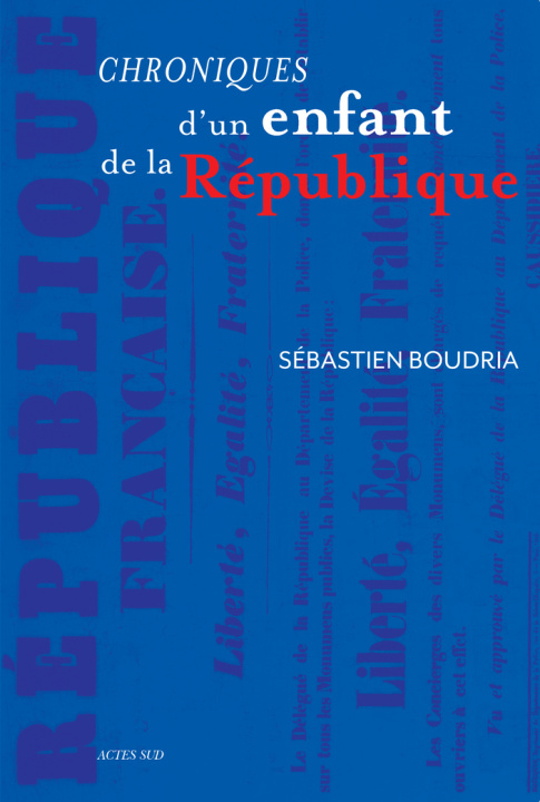 Книга Chroniques d'un enfant de la République Boudria