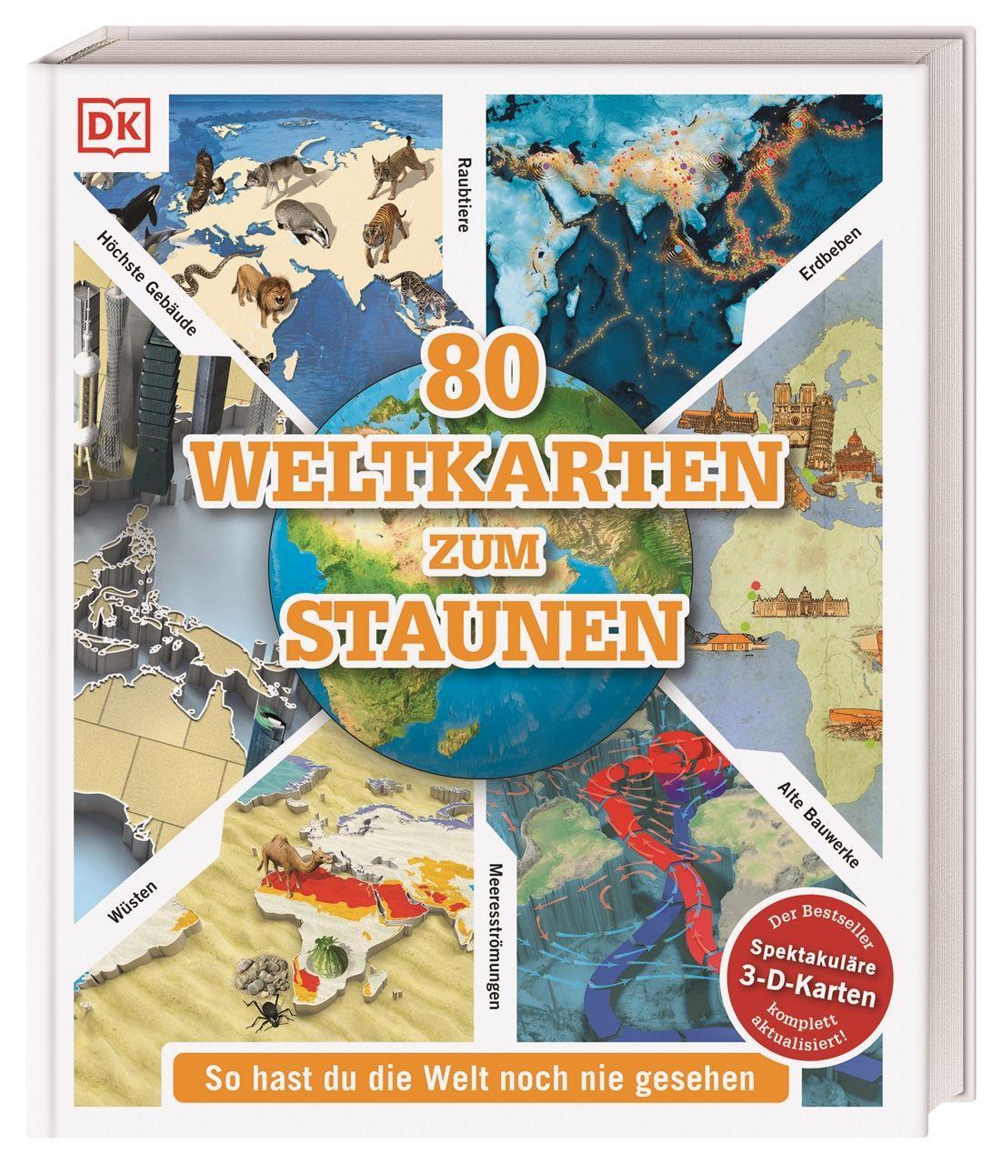 Kniha 80 Weltkarten zum Staunen 