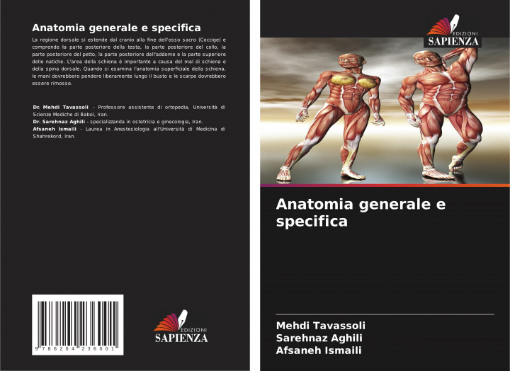 Knjiga Anatomia generale e specifica Sarehnaz Aghili